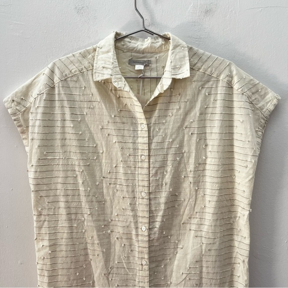 NEW Outerknown Natural Bee Organic Cotton Shirt Dress Small Relaxed - Picture 5 of 7